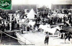 Oran - Embarquement des Troupes pour le Maroc